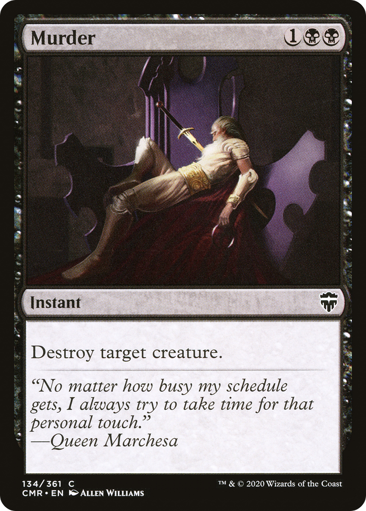 Image of Murder (CMR-134) - Commander Legends Foil