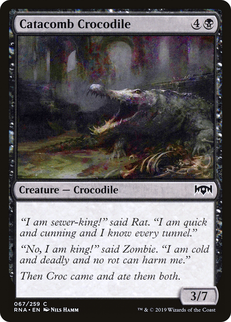 Image of Catacomb Crocodile (RNA-067) - Ravnica Allegiance