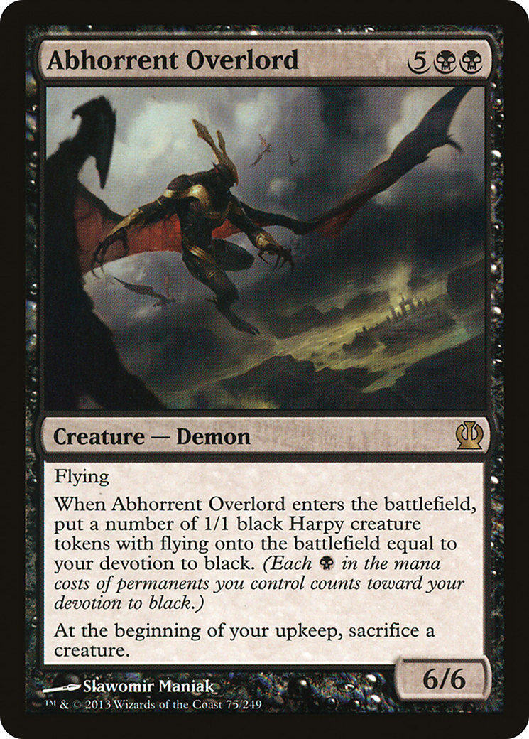 Image of Abhorrent Overlord (THS-075) - Theros