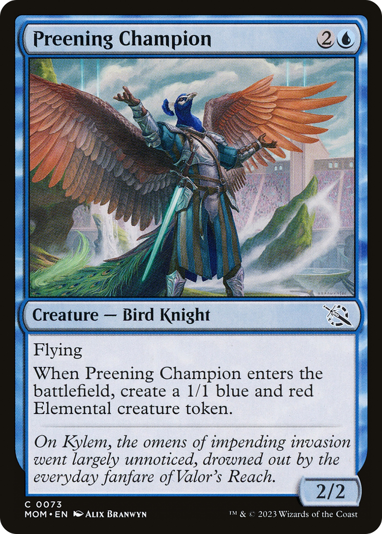 Image of Preening Champion (MOM-073) - March of the Machine