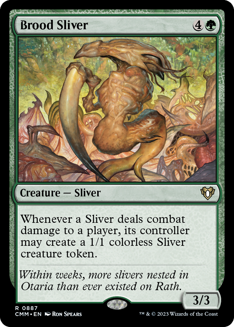Image of Brood Sliver (CMM-887) - Commander Masters