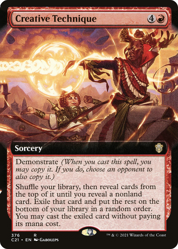 Image of Creative Technique (Extended Art) (C21-376) - Commander 2021: (Extended Art)