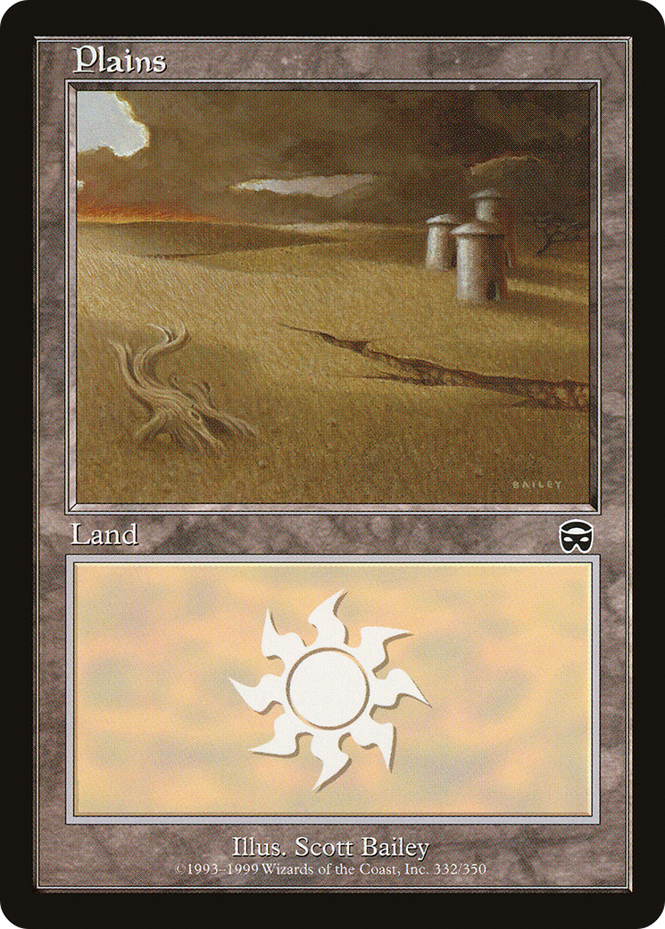 Image of Plains (332) (MMQ-332) - Mercadian Masques