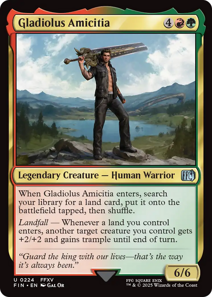Image of Gladiolus Amicitia (FIN-224) - FINAL FANTASY Foil