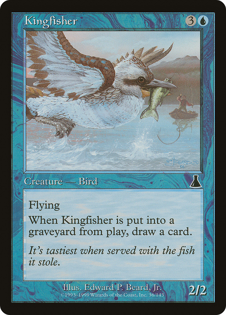 Image of Kingfisher (UDS-036) - Urza's Destiny Foil