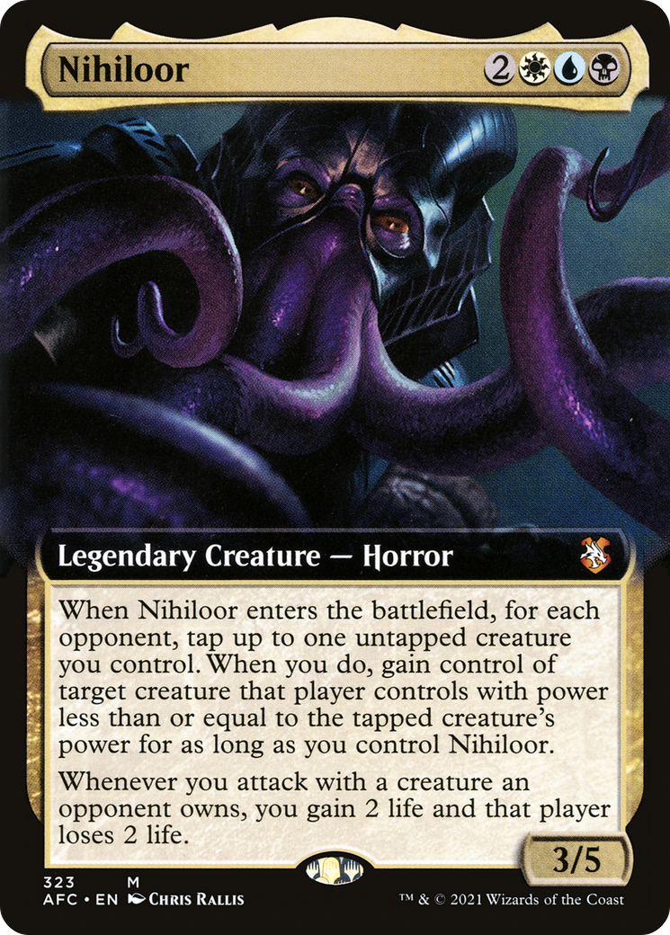Image of Nihiloor (Extended Art) (AFC-323) - Forgotten Realms Commander: (Extended Art)