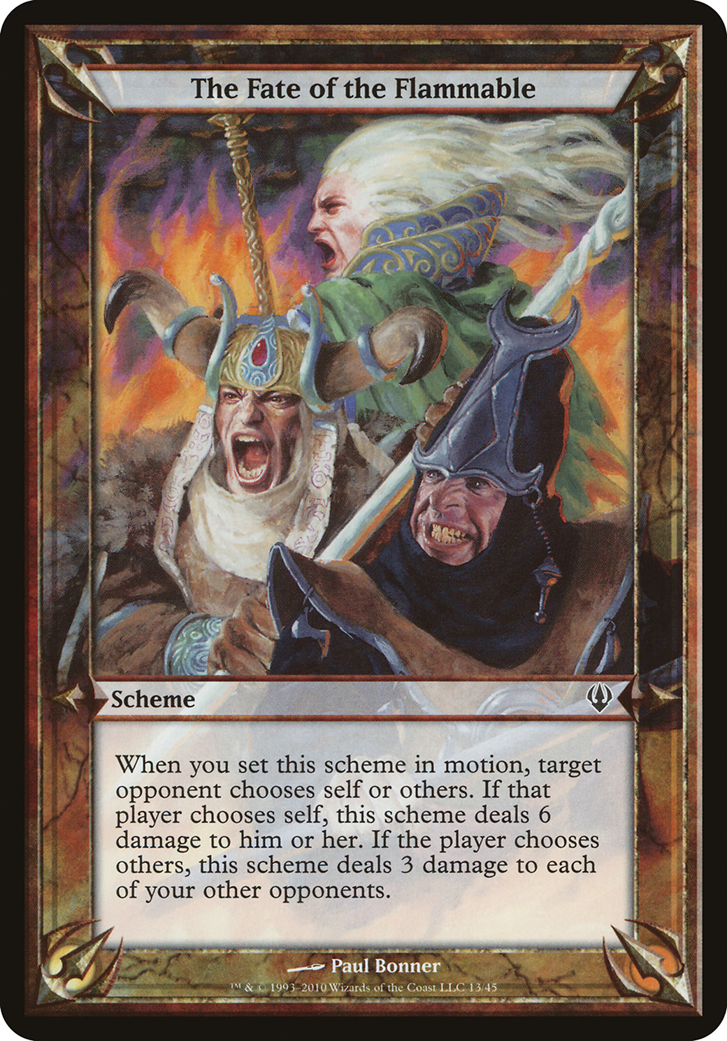 Image of The Fate of the Flammable (Archenemy) (OVER-) - Archenemy Schemes