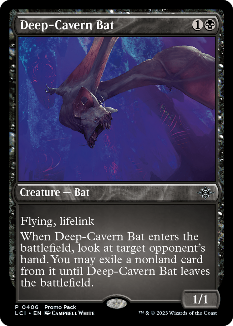 Image of Deep-Cavern Bat (PPLCI-406) - The Lost Caverns of Ixalan Foil