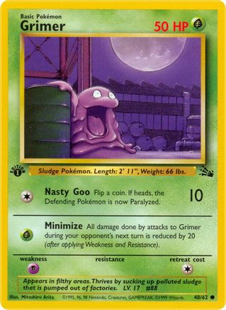 Image of Grimer 048/62  - Unlimited Fossil - Common