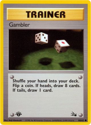 Image of Gambler 060/62  - Unlimited Fossil - Common