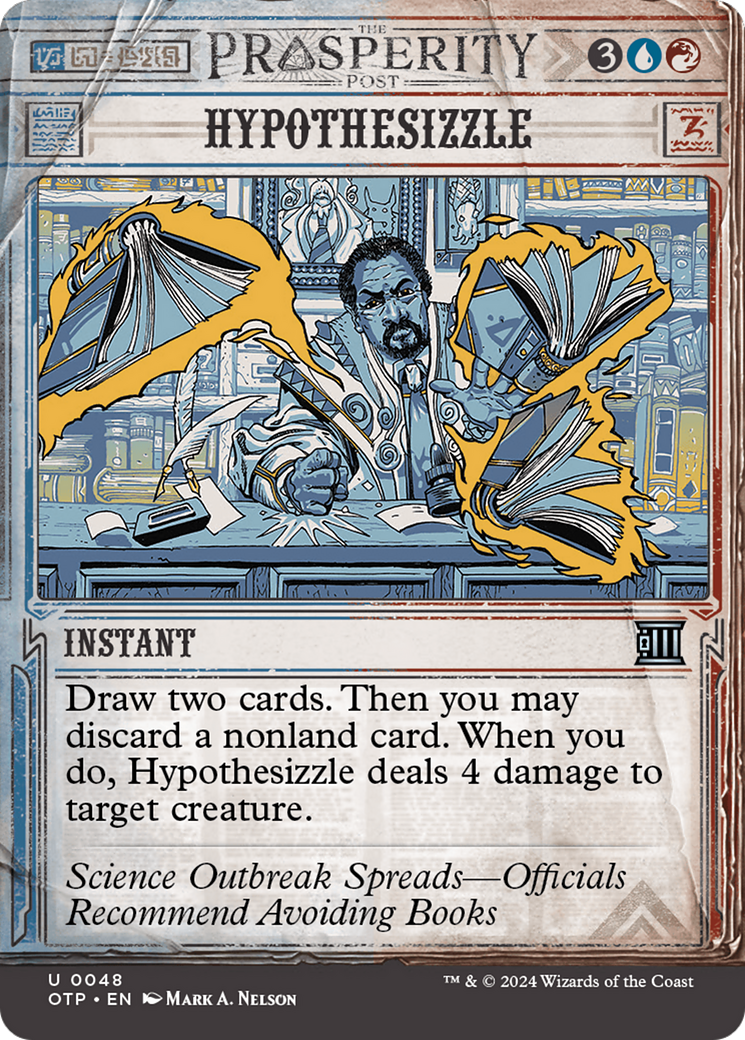 Image of Hypothesizzle (OTP-048) - Breaking News: (Showcase) (Borderless)