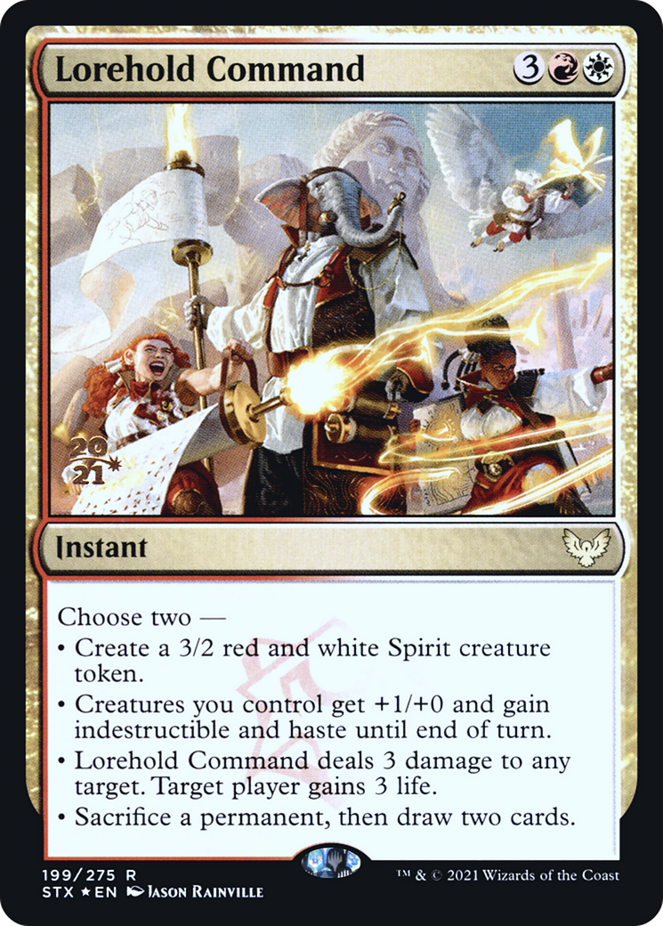 Image of Lorehold Command (PRE-199) - Strixhaven: School of Mages Promos Foil