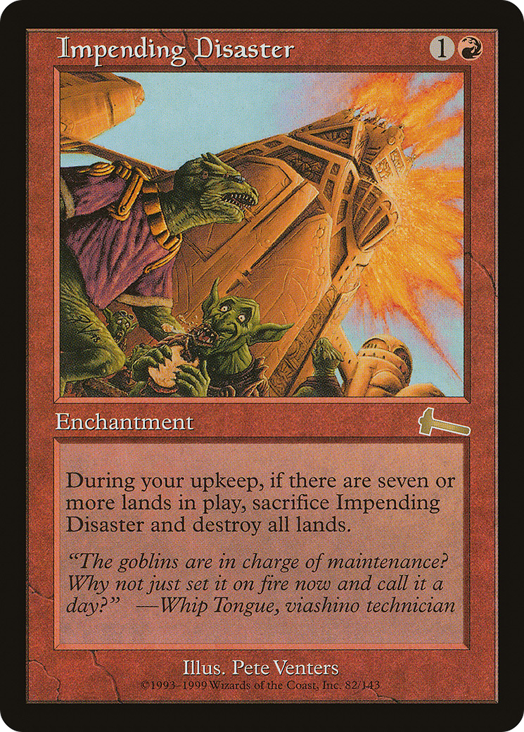 Image of Impending Disaster (ULG-082) - Urza's Legacy Foil