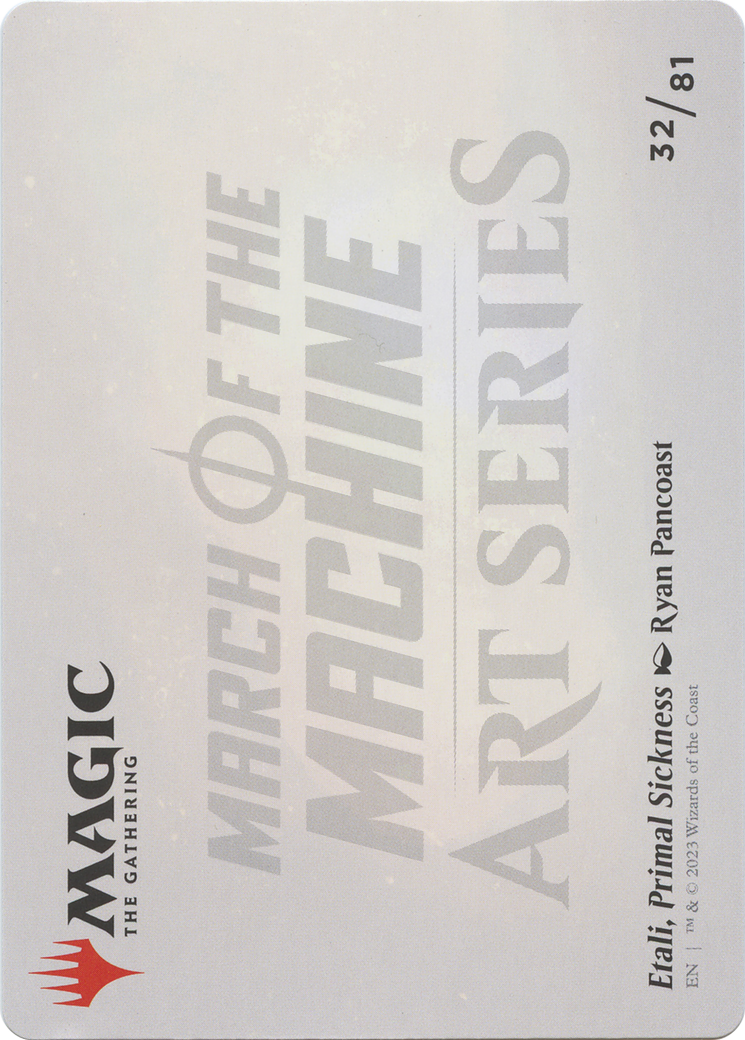 Image of Etali, Primal Sickness // Etali, Primal Sickness (AMOM-032) - March of the Machine Art Series (Borderless)