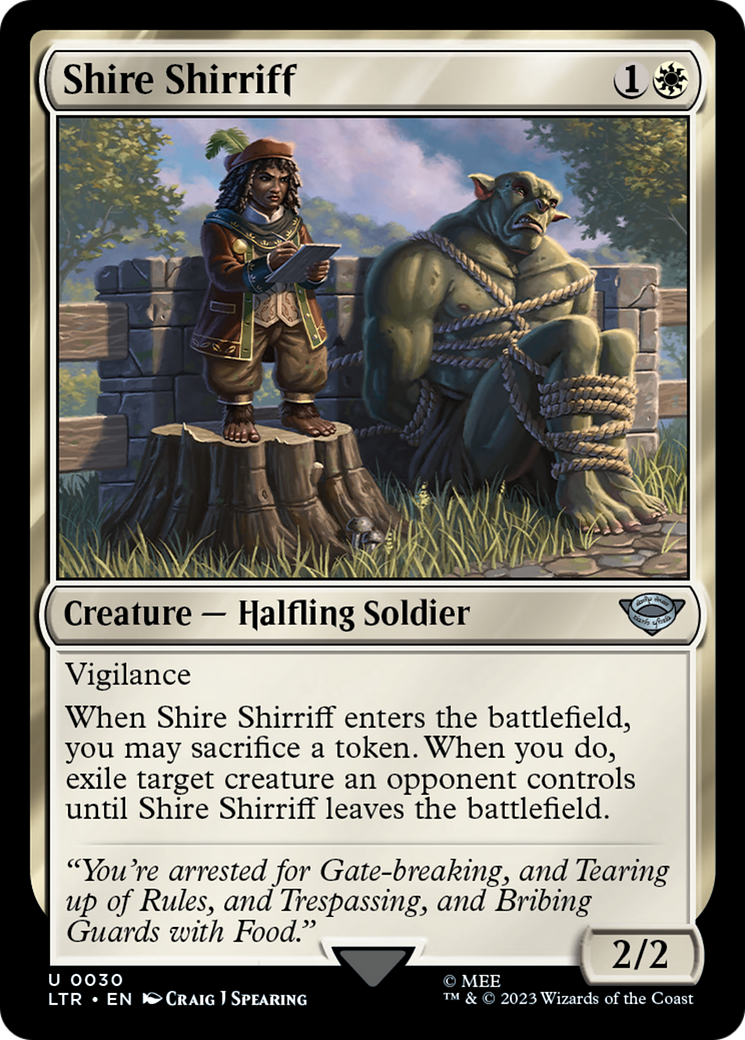 Image of Shire Shirriff (LTR-030) - The Lord of the Rings: Tales of Middle-earth