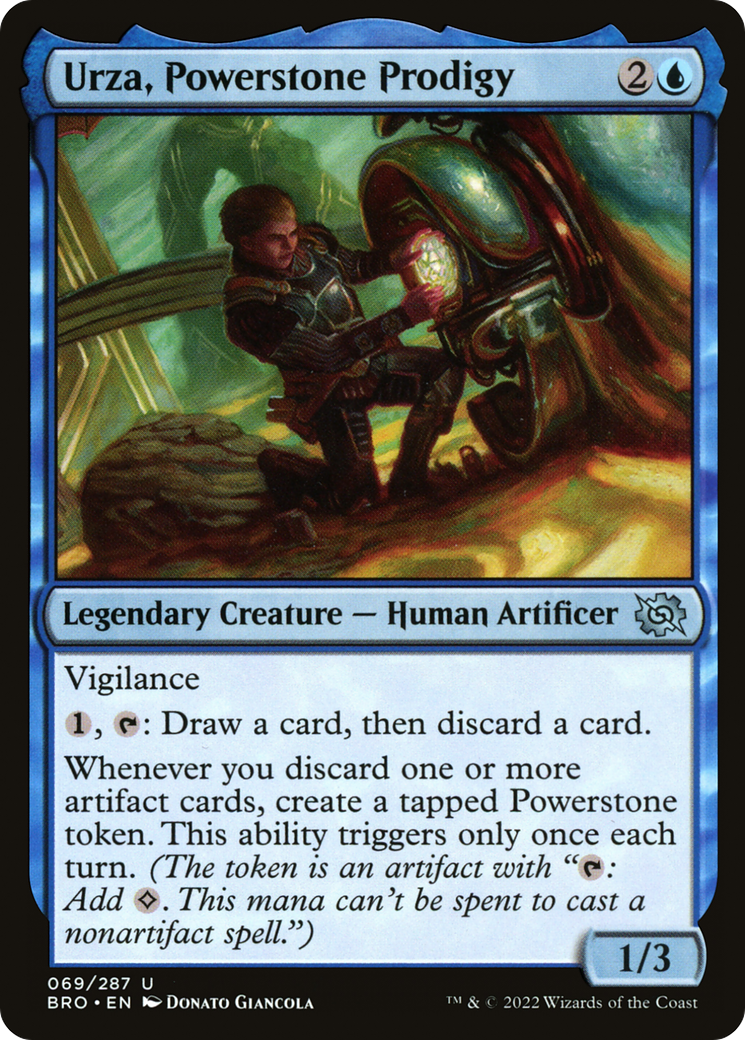 Image of Urza, Powerstone Prodigy (BRO-069) - The Brothers' War