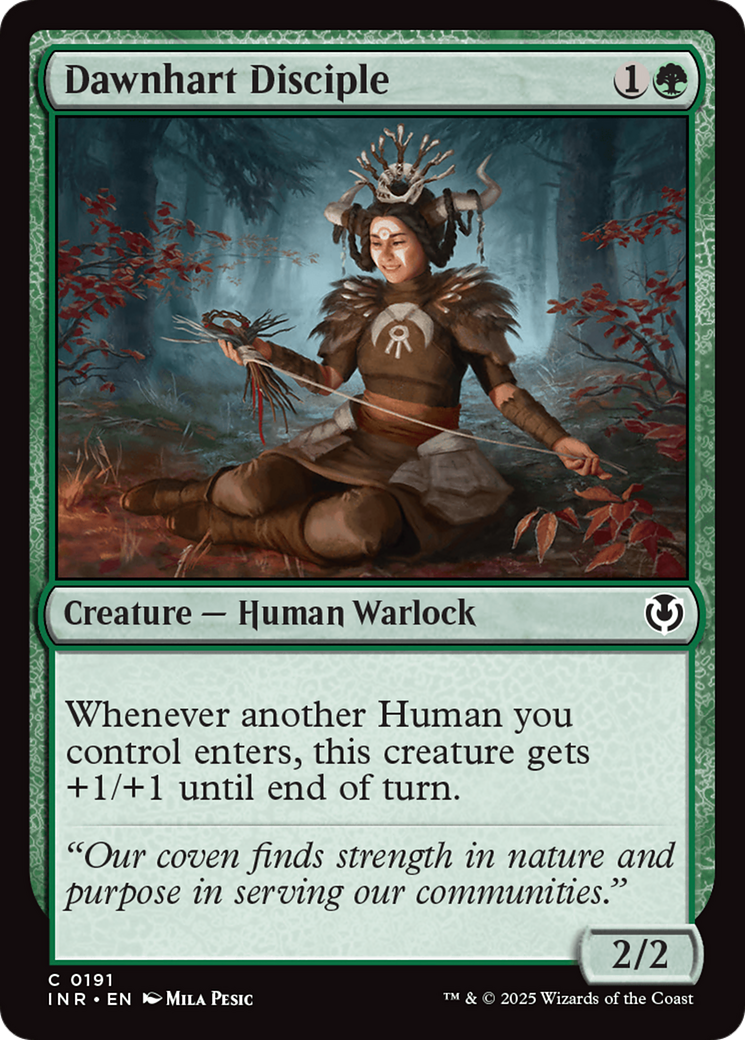 Image of Dawnhart Disciple (INR-191) - Innistrad Remastered Foil