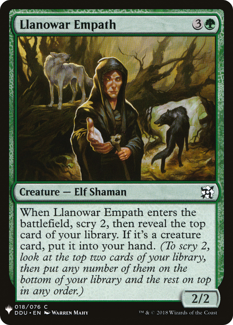 Image of Llanowar Empath (LIST-018) - The List