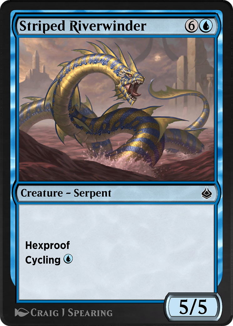 Image of Striped Riverwinder (AKR-082) - Amonkhet Remastered