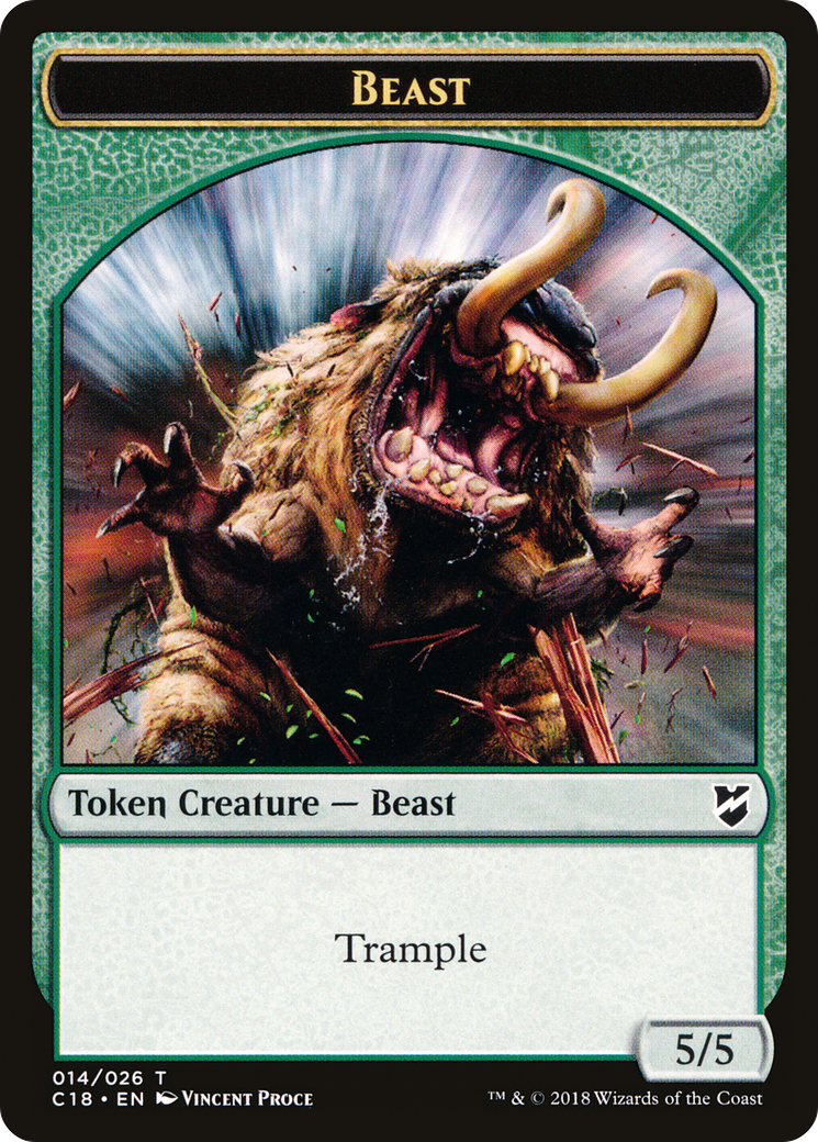 Image of Beast (TC18-014) - Commander 2018 Tokens