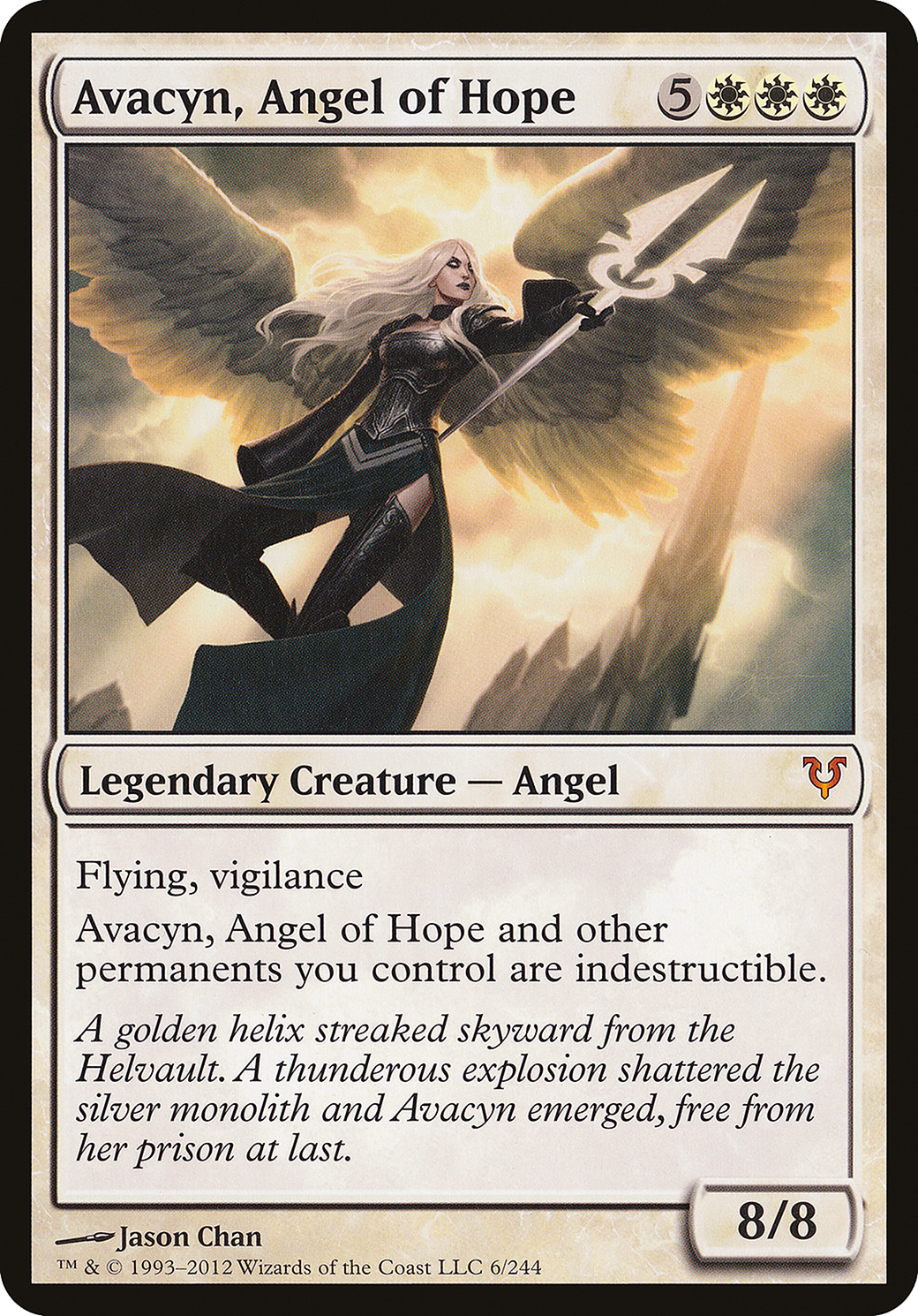 Image of Avacyn, Angel of Hope (Avacyn Restored) (OVER-006) - Open the Helvault