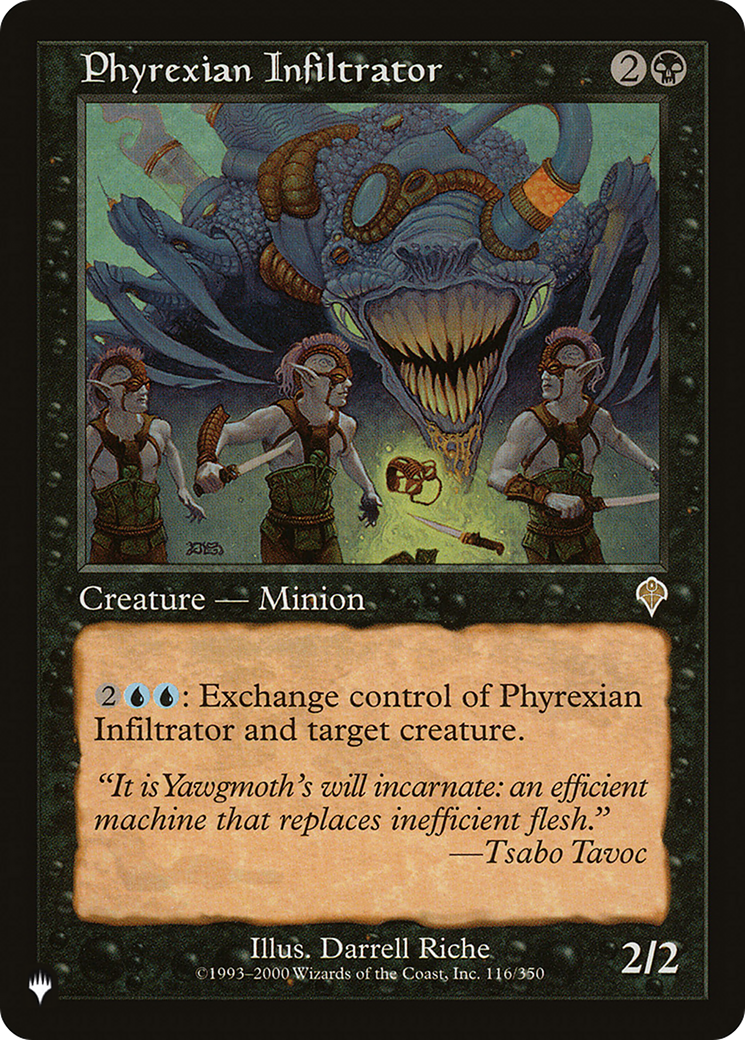 Image of Phyrexian Infiltrator (LIST-INV-116) - The List