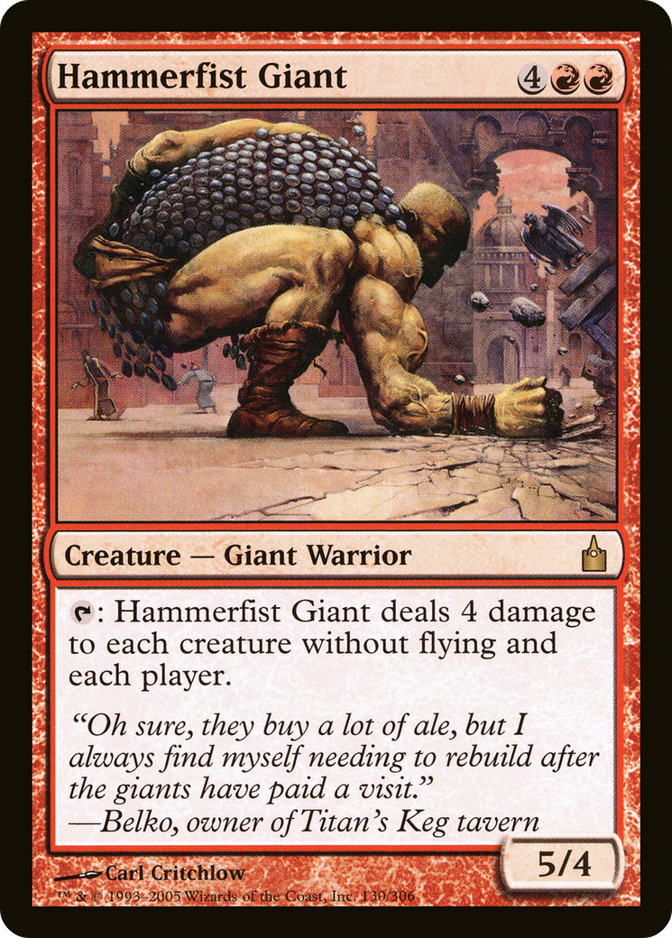 Image of Hammerfist Giant (RAV-130) - Ravnica: City of Guilds