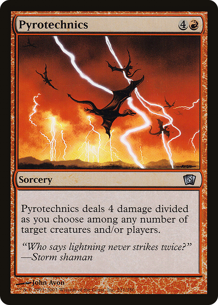 Image of Pyrotechnics (8ED-211) - 8th Edition Foil
