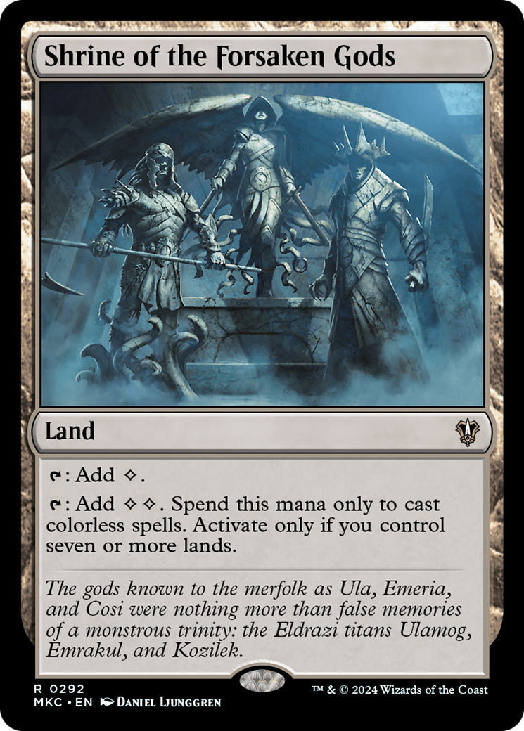 Image of Shrine of the Forsaken Gods (MKC-292) - Murders at Karlov Manor Commander