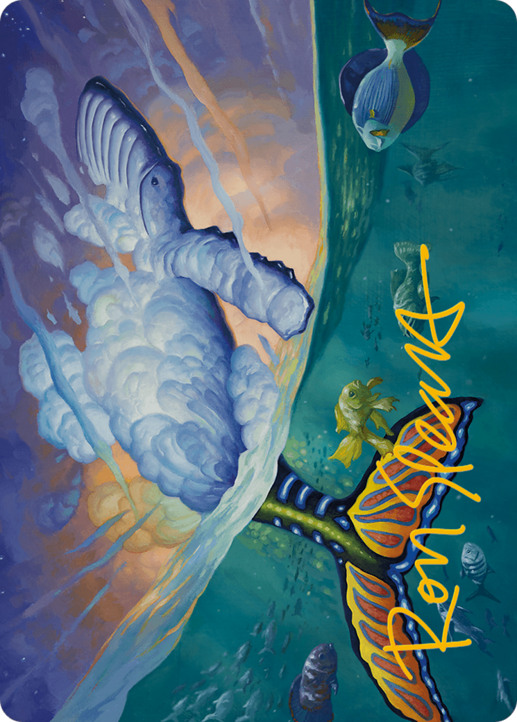 Image of Dreamtide Whale // Dreamtide Whale (AMH3-002) - Modern Horizons 3 Art Series (Borderless)