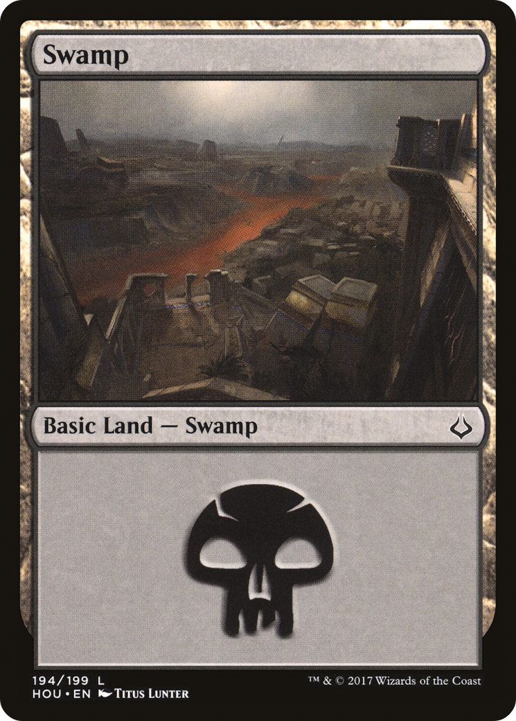 Image of Swamp (194) (HOU-194) - Hour of Devastation Foil
