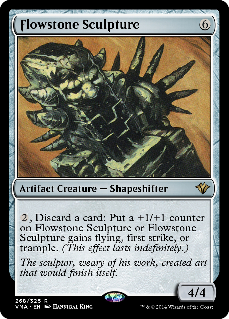 Image of Flowstone Sculpture (VMA-268) - Vintage Masters Foil
