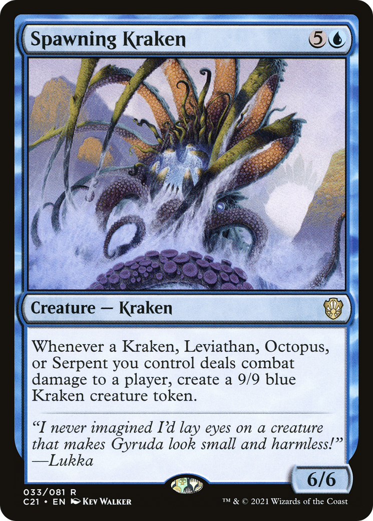 Image of Spawning Kraken (C21-033) - Commander 2021