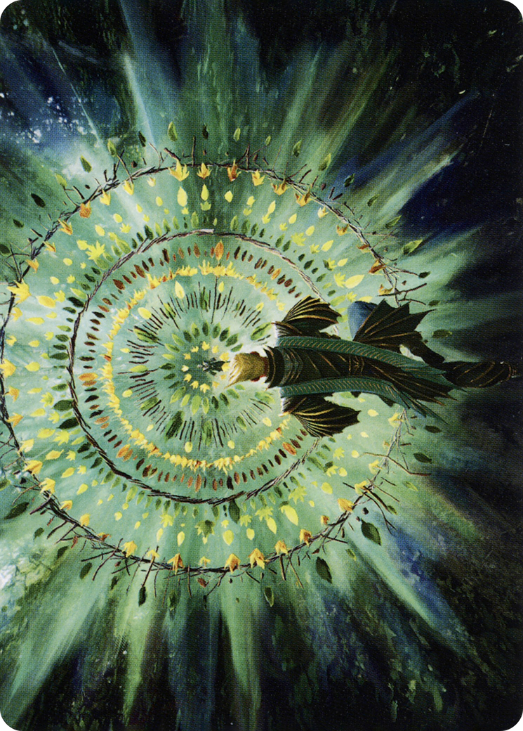 Image of Verdant Mastery Art Card (ASSTX-019) - Strixhaven Art Series (Borderless)