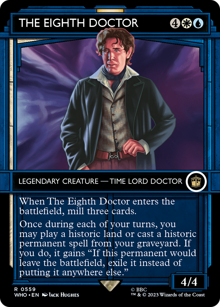 Image of The Eighth Doctor (Showcase) (WHO-559) - Doctor Who: (Showcase) (Borderless) Foil