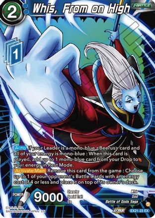 Image of Whis, From on High (EX21-23) - 5th Anniversary Set Foil