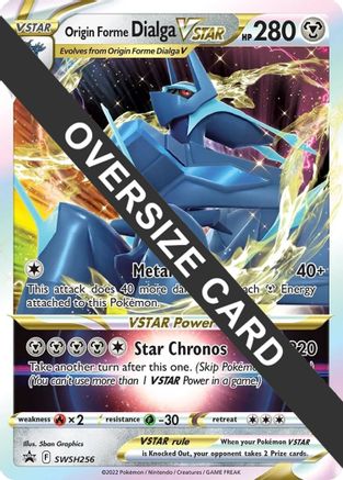 Image of Origin Forme Dialga VSTAR SWSH256  - Holofoil Jumbo Cards - Promo