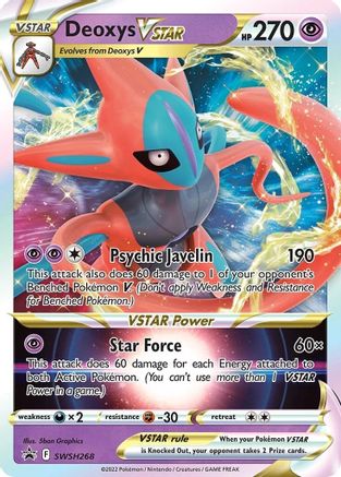 Image of Deoxys VSTAR SWSH268  - Holofoil SWSH Sword & Shield Promo Cards - Promo
