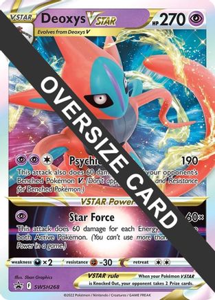 Image of Deoxys VSTAR SWSH268  - Holofoil Jumbo Cards - Promo