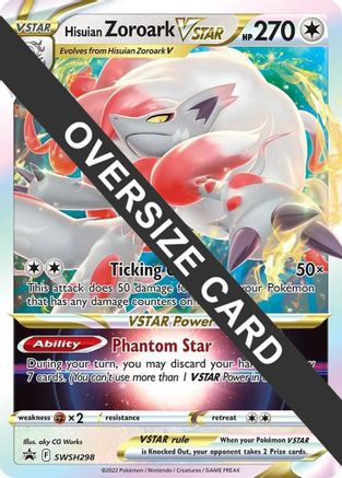 Image of Hisuian Zoroark VSTAR SWSH298  - Holofoil Jumbo Cards - Promo