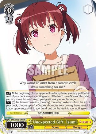 Image of Unexpected Gift, Izumi (SHS/W56-E005 R) - Saekano: How to Raise a Boring Girlfriend