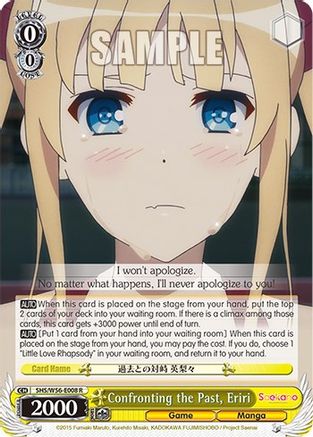 Image of Confronting the Past, Eriri (SHS/W56-E008 R) - Saekano: How to Raise a Boring Girlfriend
