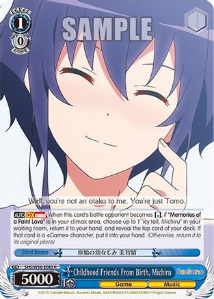 Image of Childhood Friends From Birth, Michiru (SHS/W56-E083 R) - Saekano: How to Raise a Boring Girlfriend