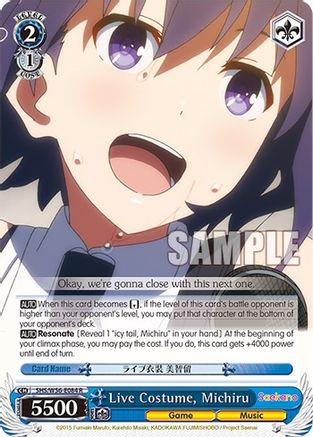 Image of Live Costume, Michiru (SHS/W56-E084 R) - Saekano: How to Raise a Boring Girlfriend