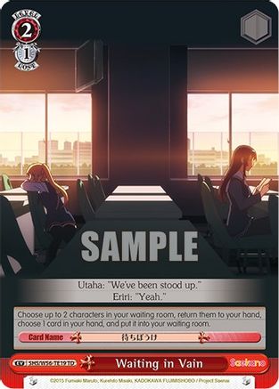 Image of Waiting in Vain (SHS/W56-TE19 TD) - Saekano: How to Raise a Boring Girlfriend