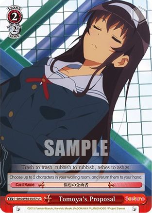 Image of Tomoya's Proposal (77) (SHS/W56-E077 U) - Saekano: How to Raise a Boring Girlfriend