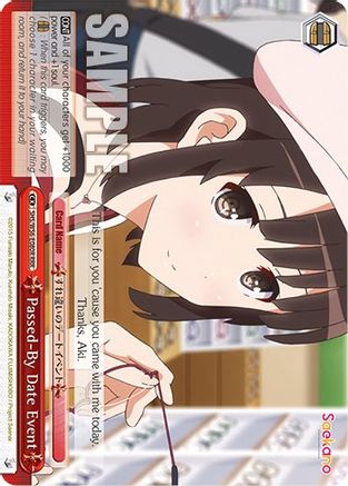 Image of Passed-By Date Event (RRR) (SHS/W56-E080R RRR) - Saekano: How to Raise a Boring Girlfriend