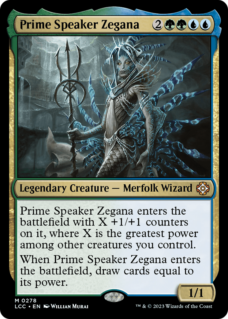 Image of Prime Speaker Zegana (LCC-278) - The Lost Caverns of Ixalan Commander