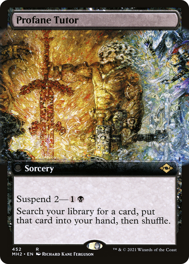 Image of Profane Tutor (Extended Art) (MH2-452) - Modern Horizons 2: (Extended Art) Foil