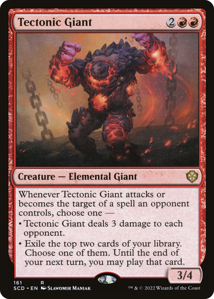 Image of Tectonic Giant (SCD-161) - Starter Commander Decks